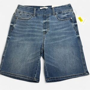 Westbound High Rise Relaxed Fit Pull On Jean Shorts NWT